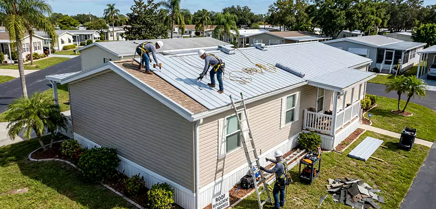 Mobile Home Metal Roof Replacement in Cottage Grove