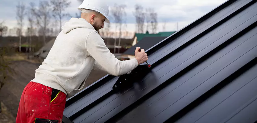 Tin Roof Ridge Cap Installation in Cottage Grove