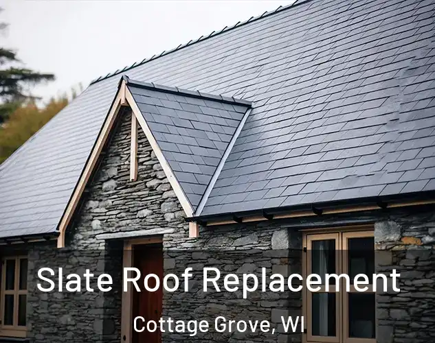 Slate Roof Replacement Cottage Grove, WI